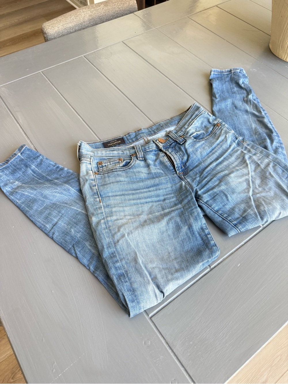 J. Crew Slim Men’s Jeans in Light Blue Wash